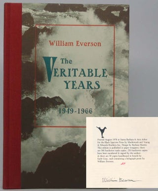 Item #1347 The Veritable Years 1949-1966. William EVERSON