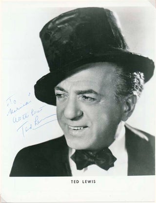 Item #15102 Inscribed Photograph Signed. Ted LEWIS
