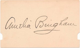 Item #16215 Signature. Amelia BINGHAM
