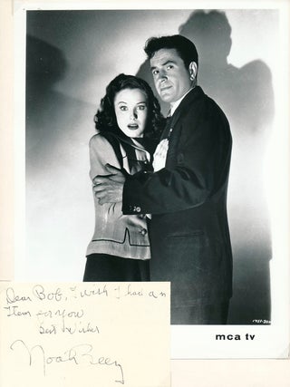 Item #16415 Autograph Note Signed. Noah BEERY, Jr