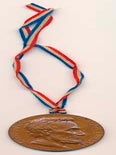 Item #16960 Centennial of Abraham Lincoln / MCMIX. ABRAHAM MEDALLION -- LINCOLN