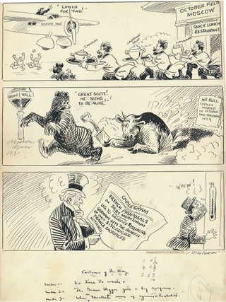 Signed Ink Drawing. John T. McCUTCHEON.