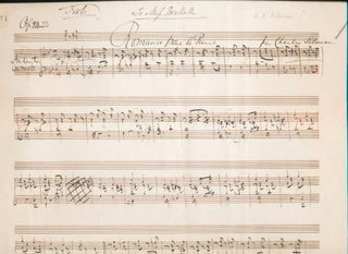 Item #18720 Autograph Musical Quotation Signed. Charles SALAMAN