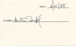 Item #18918 Signature. Herbert BERGHOF
