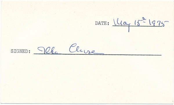 CHASE, Ilka (1900-78) - Signature