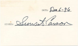 Item #18982 Signature. "Sunset" CARSON