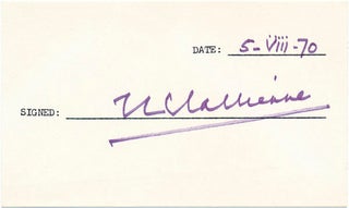 Item #19024 Signature. Eva LeGALLIENNE