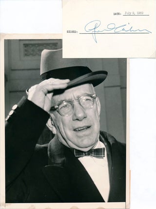 Item #19097 Signature / Unsigned Photograph. George D. AIKEN