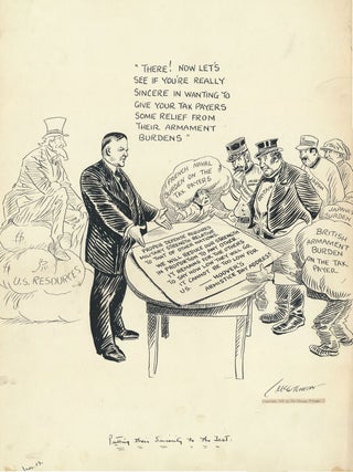 Signed Ink Drawing. John T. McCUTCHEON.
