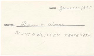 Item #19248 Signature. Thomas M. WARNE