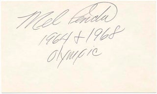 Item #19366 Signature. Mel PENDER, born 1937