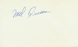 Item #19706 Signature. Mel QUEEN