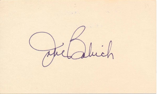 Item #19708 Signature. John C. BABICH.