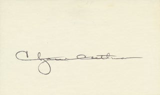 Item #19710 Signature. Clydell CASTLEMAN