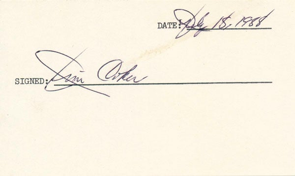 Signature | Jim COKER