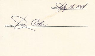 Item #19840 Signature. Jim COKER