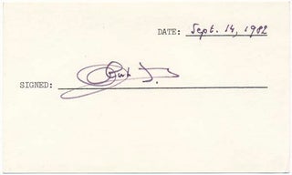 Item #19864 Signature. Ludo COECK