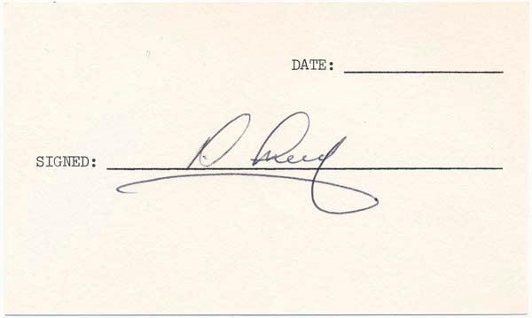 Item #19866 Signature. Trevor HOCKEY, ?-1987.