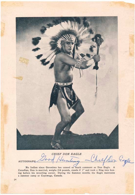 Item #20457 Inscribed Photograph Signed. Don EAGLE.
