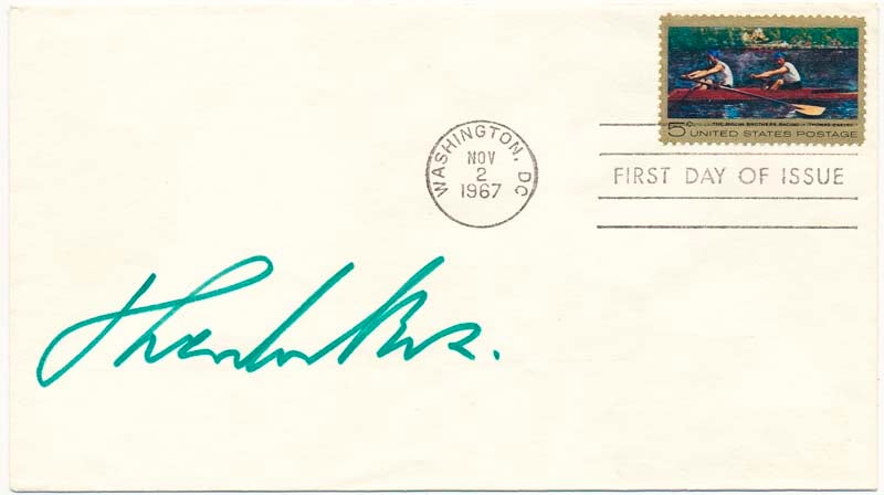 BOX, Theodor M. (1906-?) - Signed First Day Cover