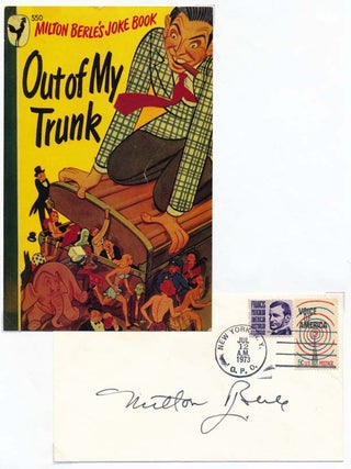Item #21370 Signed Postal Cover. Milton BERLE
