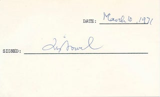 Item #21997 Signature. William Francis HARE, 4th Earl of Listowel