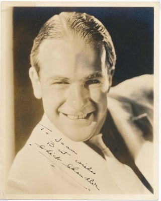 Item #22527 Inscribed Photograph Signed. Chick CHANDLER