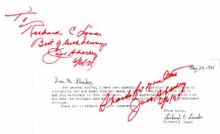 Item #22726 Inscription and Signature. Jack SHARKEY
