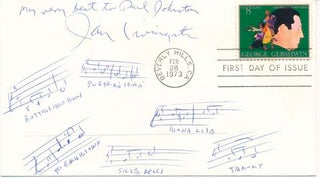 Item #22850 Autograph Musical Quotation Signed. Jay LIVINGSTON