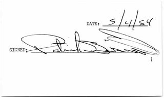 Item #22994 Signature. Patrick BISSELL