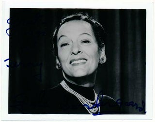 Item #23005 Inscribed Photograph Signed. Gale SONDERGAARD