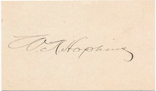 Item #23209 Signature. William R. HOPKINS