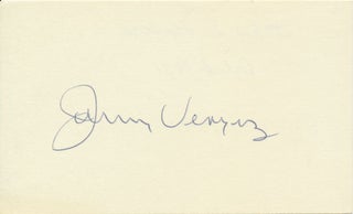 Item #23967 Signature. Johnny VERGEZ