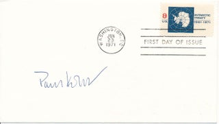 Item #24352 Signed First Day Cover. Paul KOHT, 1913-?