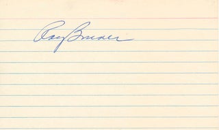 Item #24578 Signature. W. Roy BRUNER