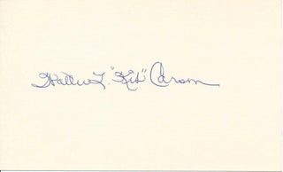 Item #24737 Signature. Walter L. "Kit" CARSON