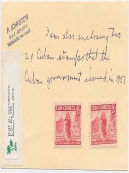 Signed First Day Cover / Unsigned Autograph Note.