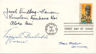 Item #25224 Signed First Day Cover. Paul RABUT