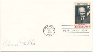 Item #25244 Signed First Day Cover. Bernie NOBLE