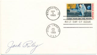 Item #25506 Signed First Day Cover. John E. "Jack" RILEY