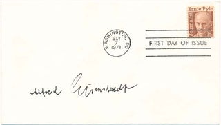 Signed First Day Cover. Alfred EISENSTAEDT.