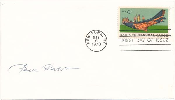 Item #25847 Signed First Day Cover. Paul RABUT.