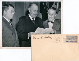 Item #27404 Signature / Unsigned Photograph. Warren R. AUSTIN