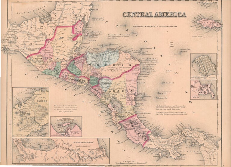 Item #28015 Central America. CENTRAL AMERICA -- Map.