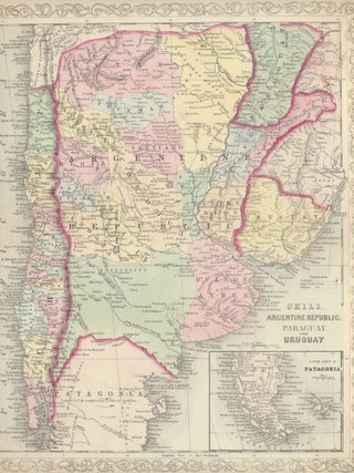 Item #28016 Chili, Argentine Republic, Paraguay and Uruguay. ARGENTINE REPUBLIC CHILE, URUGUAY --...