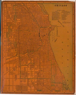 Item #28050 Chicago. ILLINOIS -- Map CHICAGO
