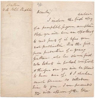 Item #28555 Autograph Letter Signed. John BRITTON