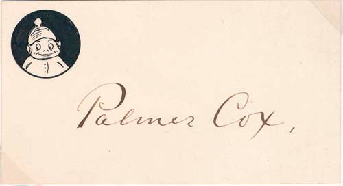 Item #28557 Signature and Sketch. Palmer COX.