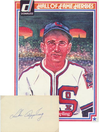Item #28672 Signature. Lucius B. "Luke" APPLING