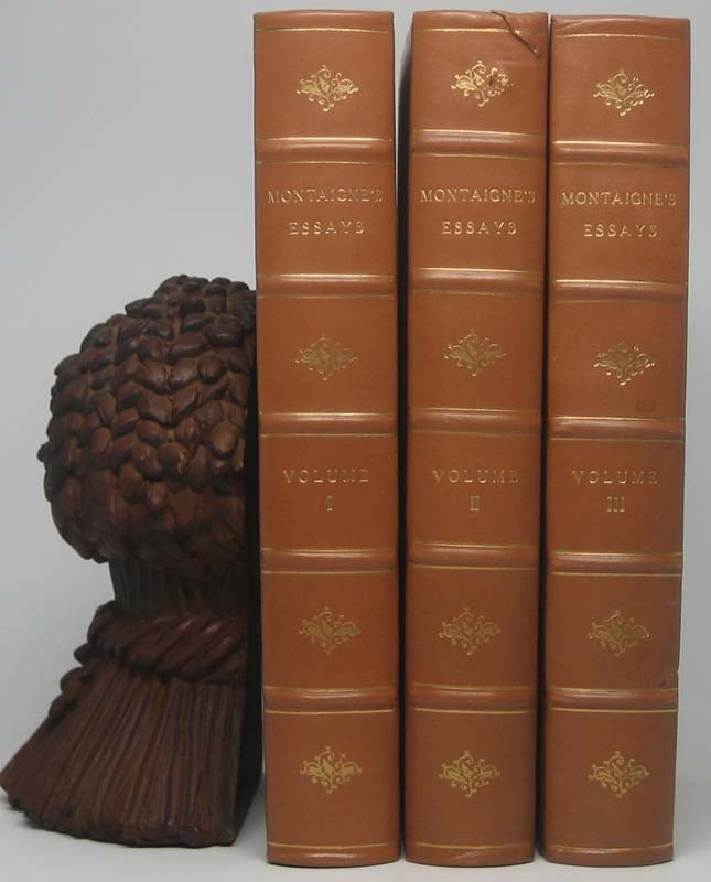 Item #28938 The Essays of Michael de Montaigne, Translated Into English, with Very Considerable Amendments and Improvements from the Most Accurate French Edition of Peter Coste. Michael de MONTAIGNE.